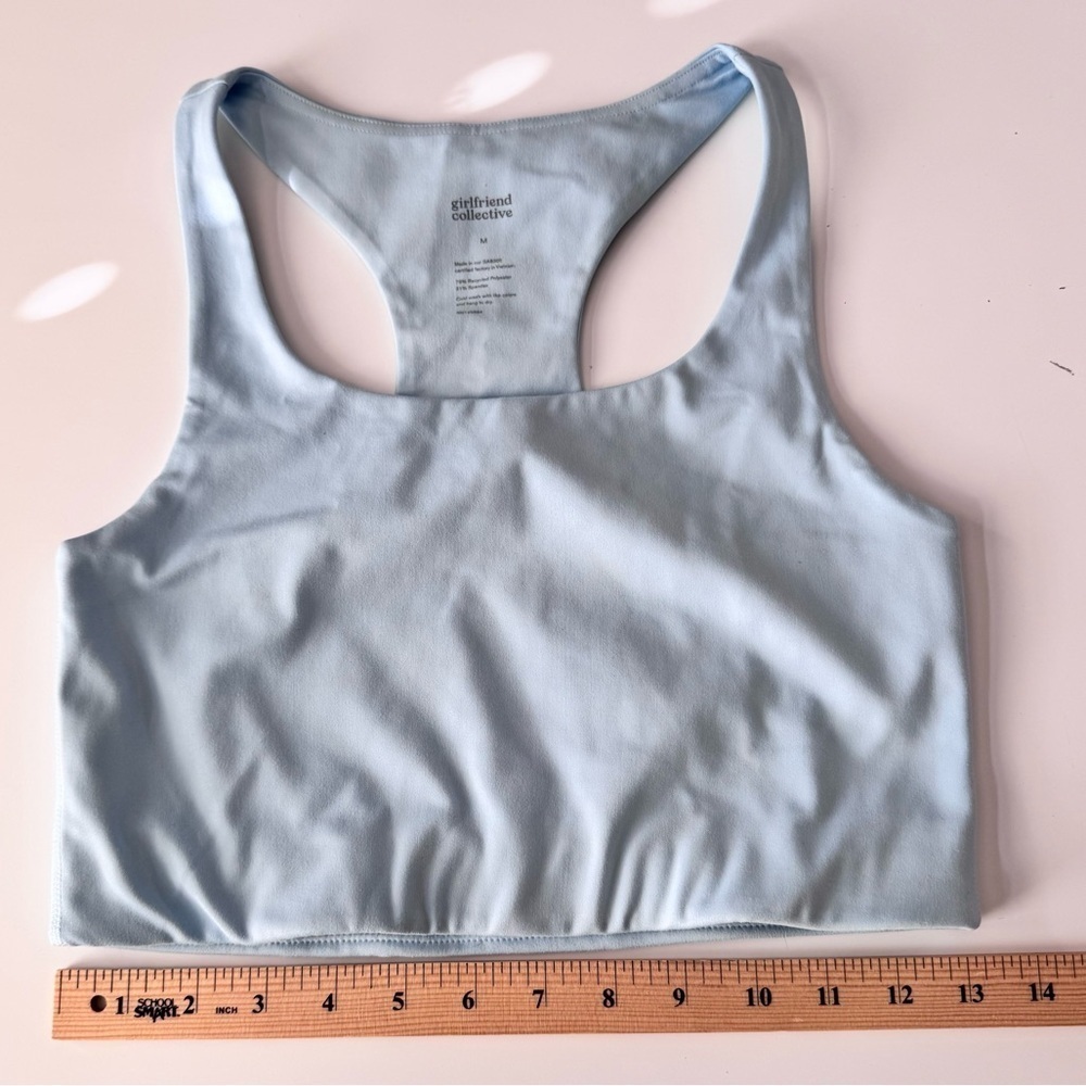 Girlfriend Collective Paloma Racer Back Compressive Long Line Sports Bra size M - Picture 6 of 7